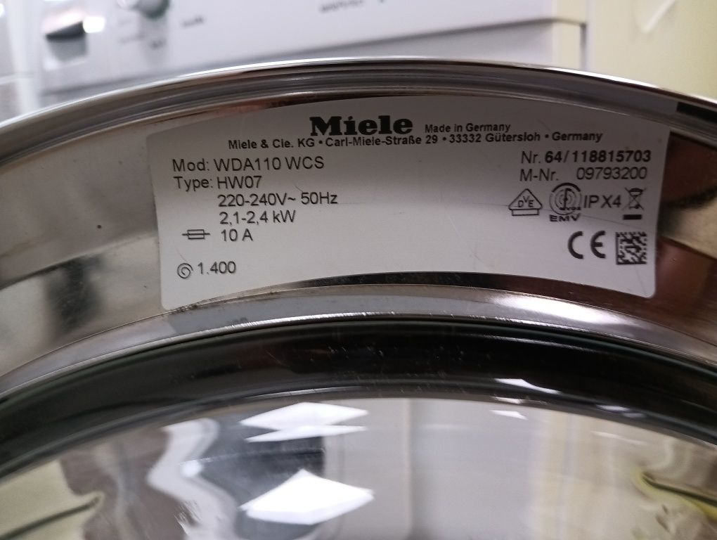 Почти нова пералня Миеле Miele W Classic A+++ 7кг 2 години гаранция!