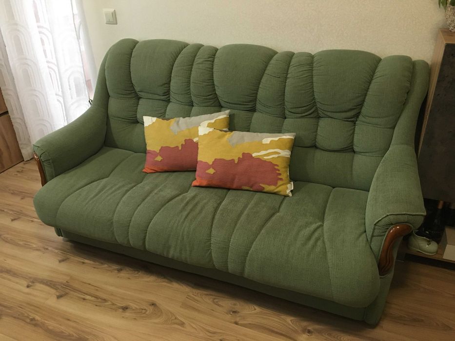 Диван (триместен) и фотьойл
