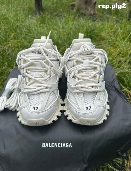 Balenciaga track white