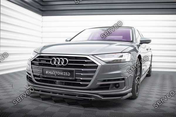 Prelungire splitter bara fata Audi A8 D5 2017-2021 v1 - Maxton Design