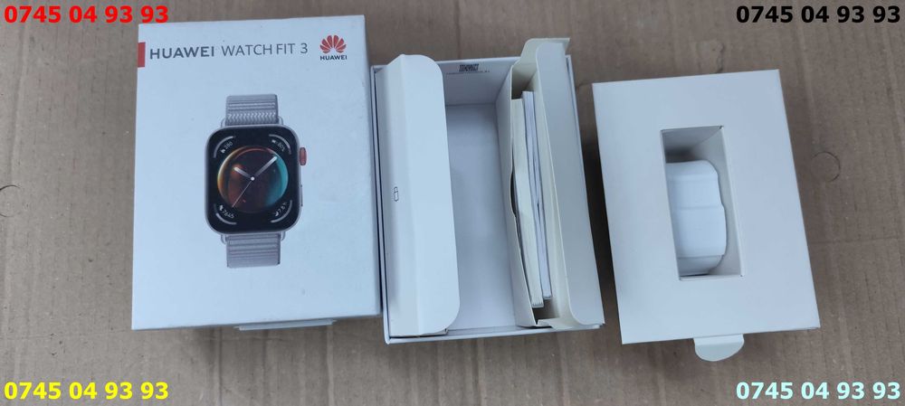 ambalaj cutie HUAWEI Watch FIT 3 se vinde ca in poze