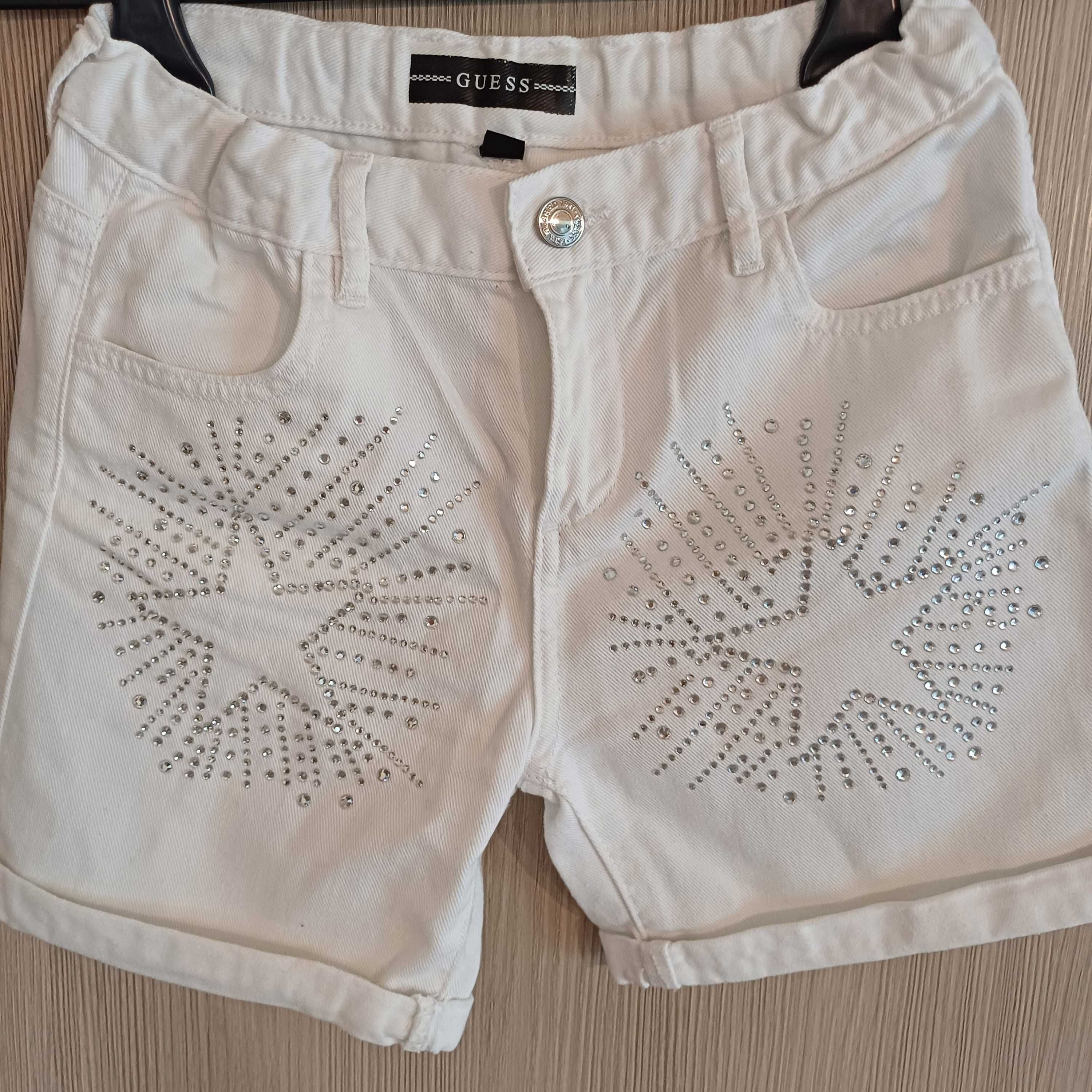 Къси дънкови панталонки Guess за момиче