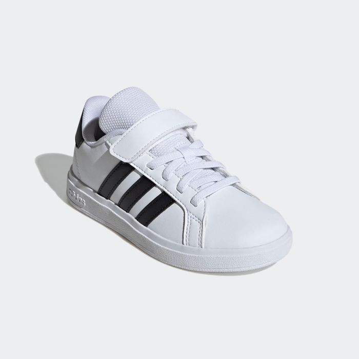 Încălțăminte Adidas Grand Court Negru-Alb - produs resigilat Decathlon