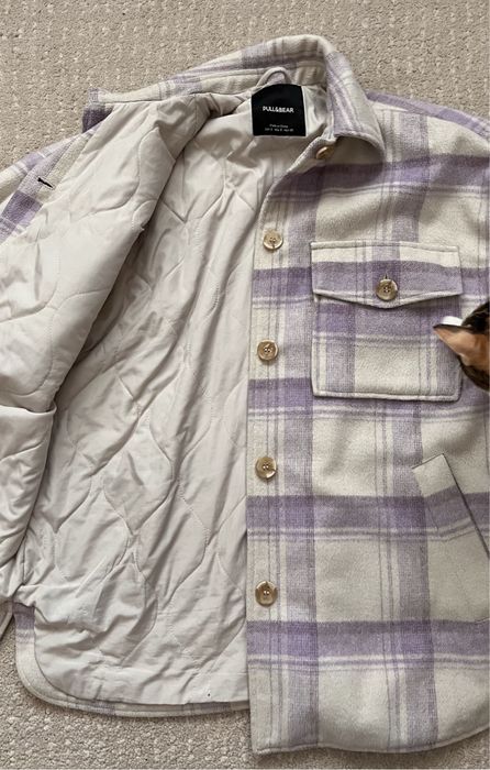 Geaca imblanita Pull&Bear mar.M si geaca mar.S