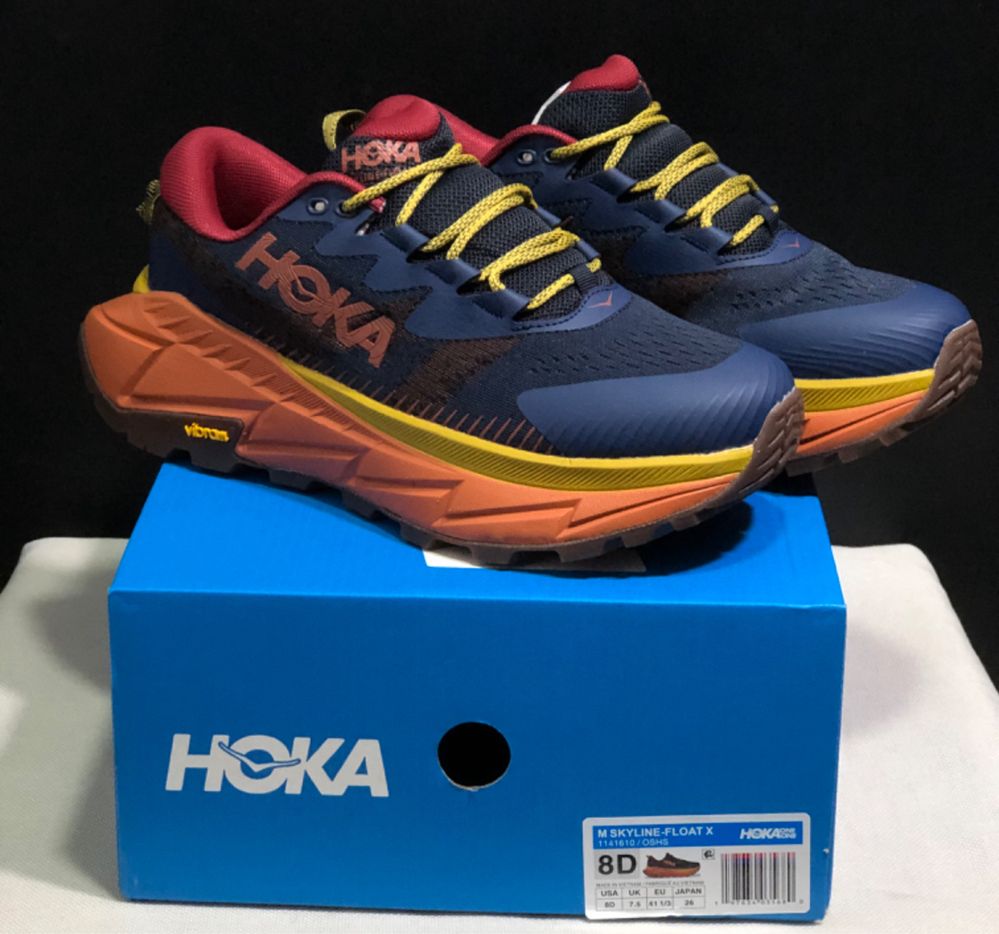 Мъжки маратонки Hoka Skyline Float X Outer Space/Hot Sauce