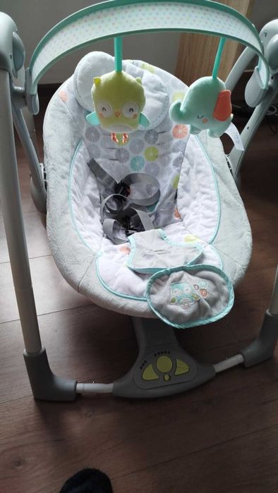 Електрическа бебешка люлка Ingenuity Swing'n Go Hugs & Hoots