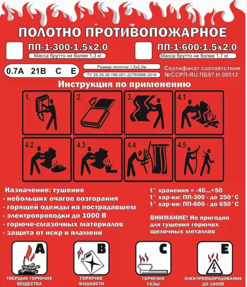 Противопожарное полотно