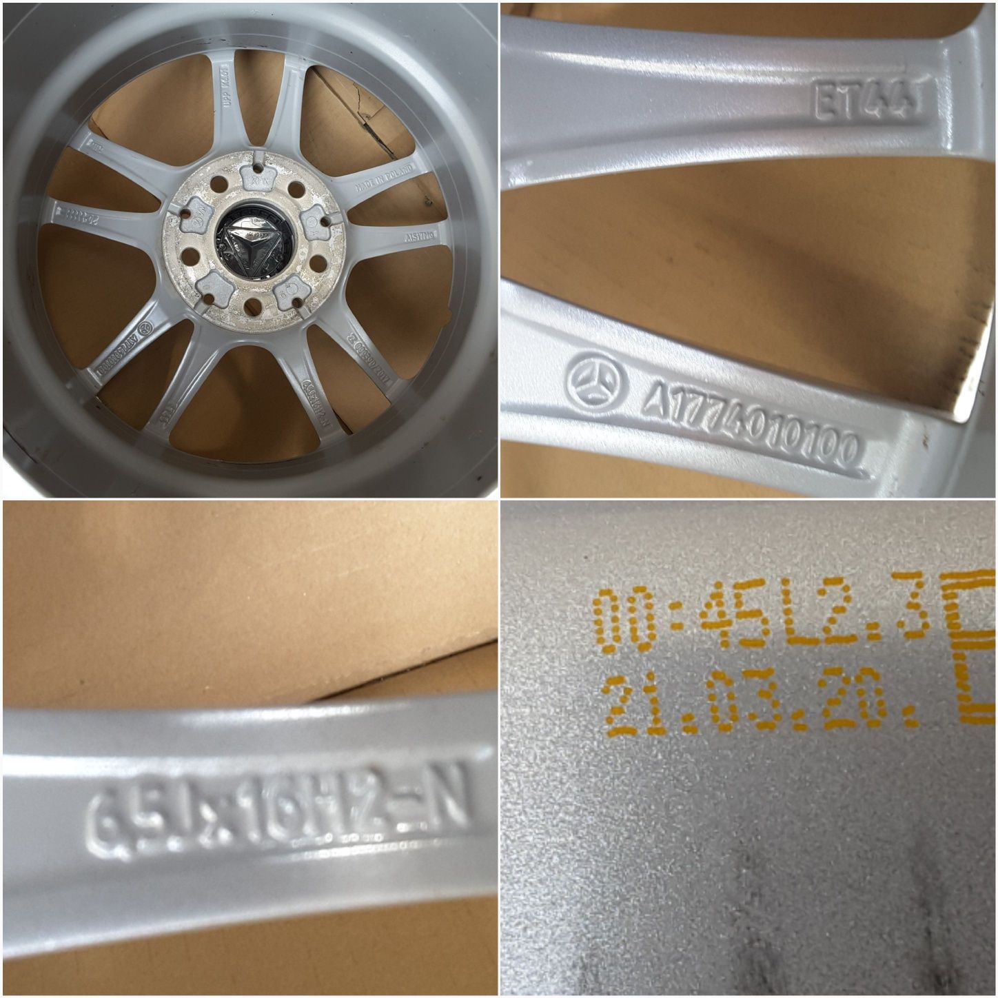 jante aliaj 16; 5x112;  originale Mercedes V class, Vito w447, w639