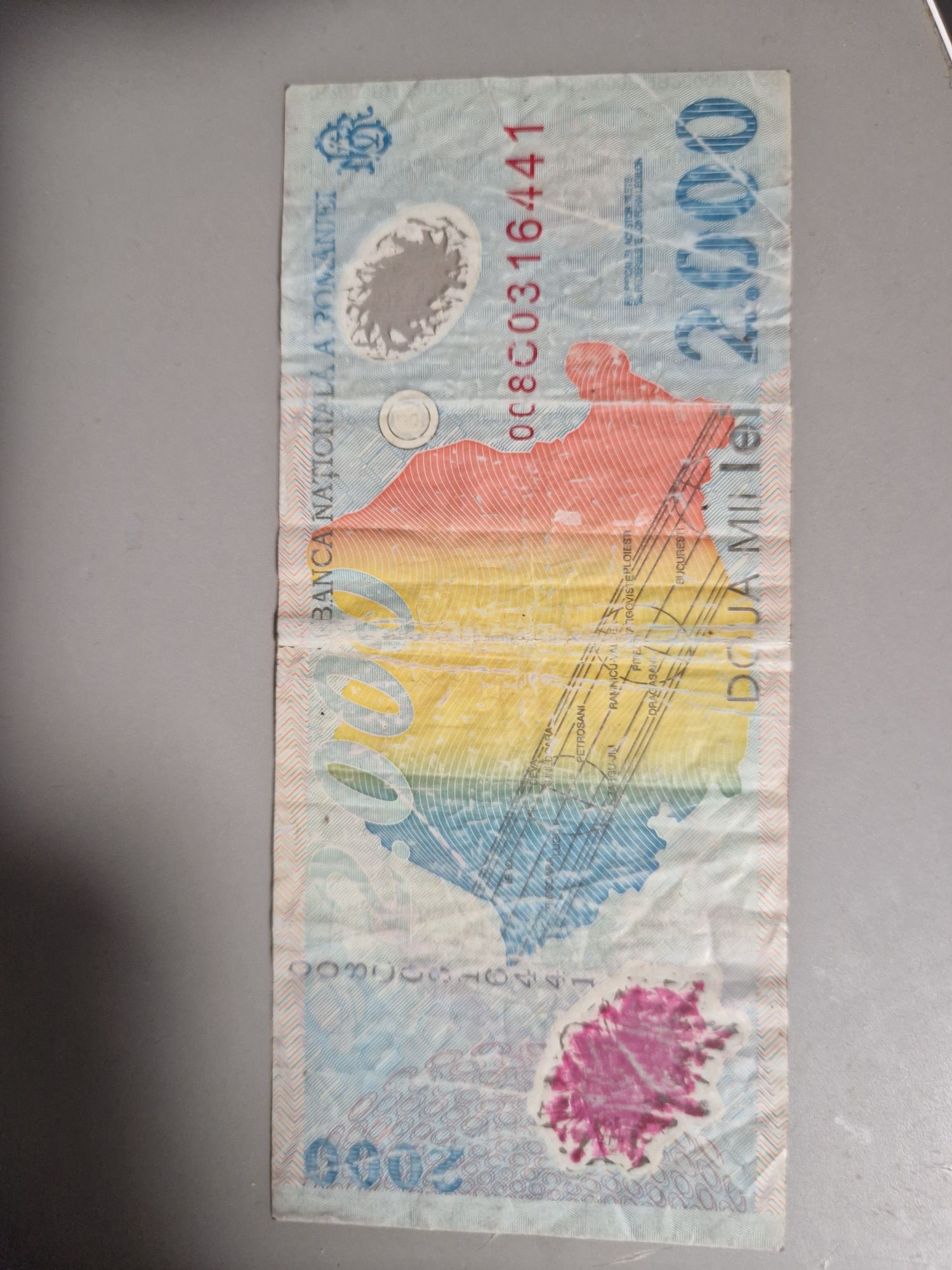 Bancnotă 2.000 lei cu Eclipsa, 11 august 1999