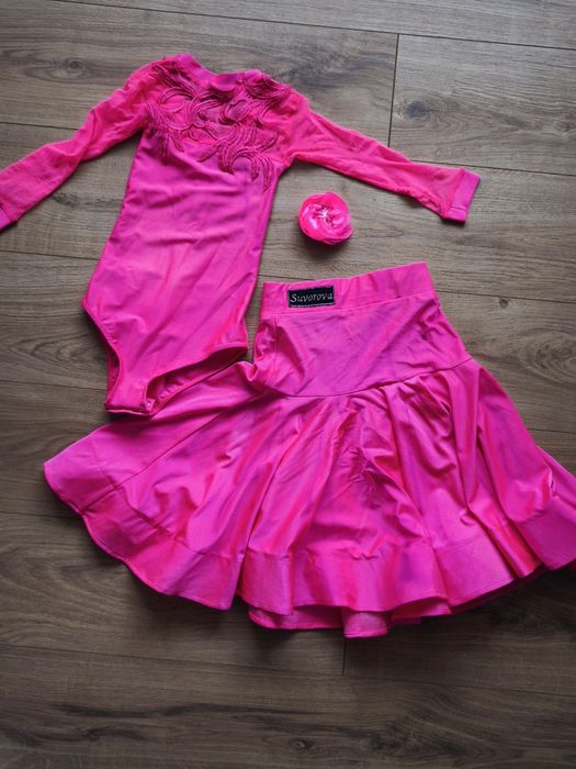 Рокля за спортни танци, размер 134-140