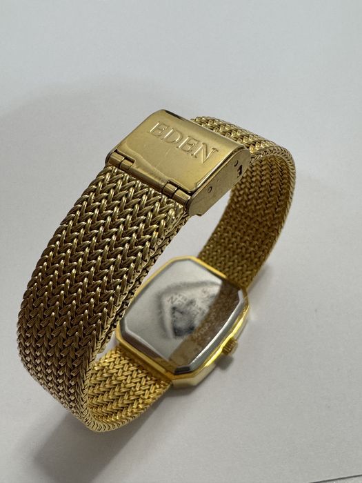 Ceas dama, Eden Switzerland. Swiss made ronda. Placat aur