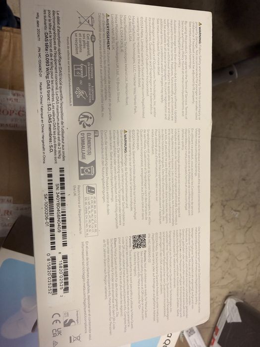 Ochelari vr meta quest 3s 128gb nou sigilat + optional baterie externa