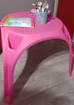 Set masa plus scaun copil culoarea roz