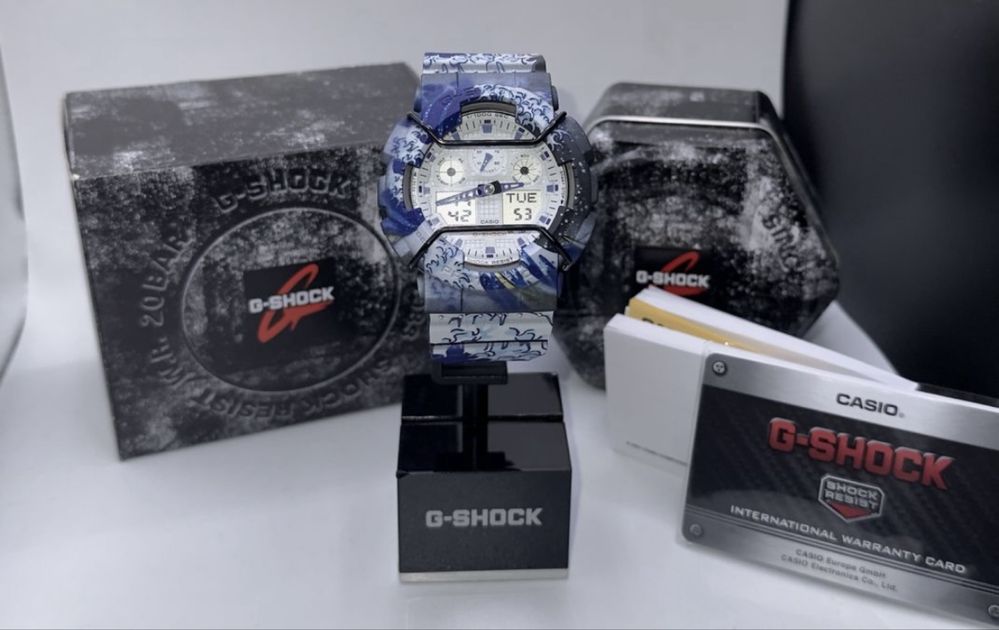 Casio G-Shock GA-100 Kanagawa Limited edition Mod