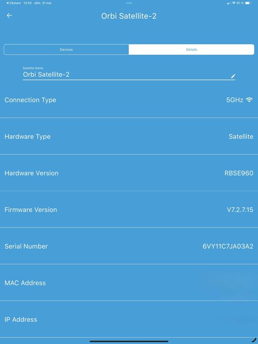 Netgear Orbi Satelitte RBSE 960 Mesh Network