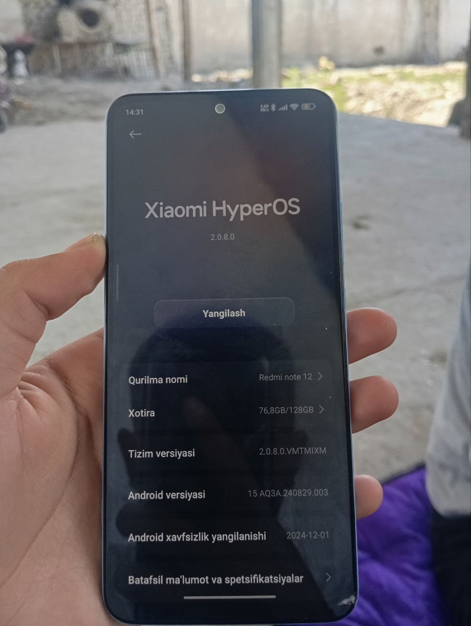 Redmi note 12 128/8talik