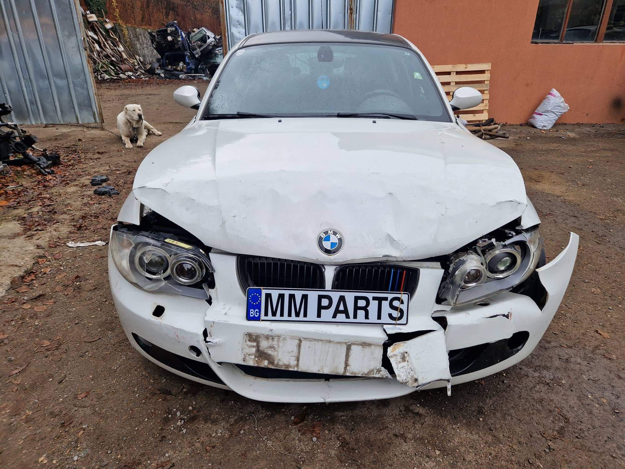 BMW E87 118D 143кс рекаро ксенон M пакет ръчка НА ЧАСТИ!