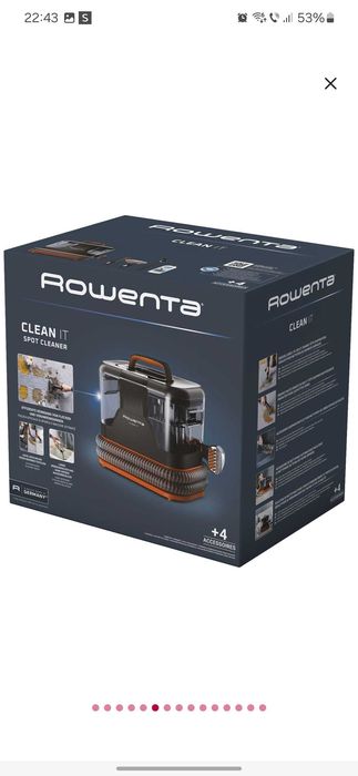 Vand aspirator umed pentru curatarea canapele si covoare