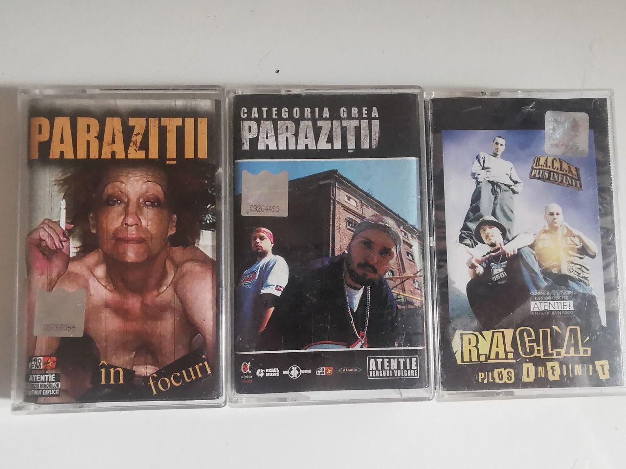 Casete hip hop romanesc Paraziții - Caseta Parazitii