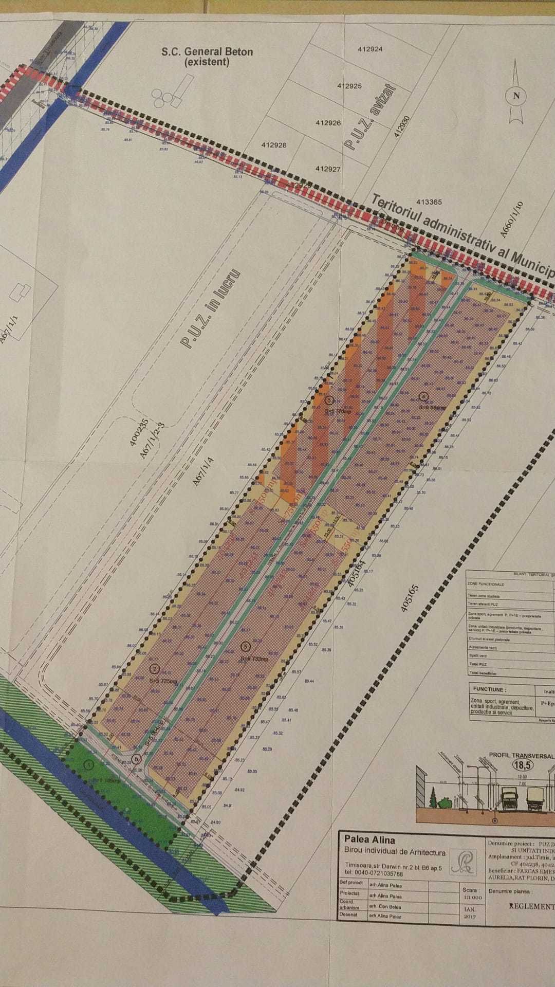 Teren Intravilan Puz Aprobat 32 100 mp Centura Timisoara Calea Sagului