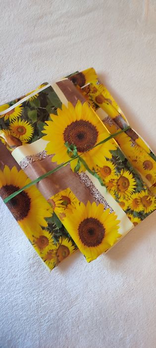 Fețe de masa imprimeu floral, floarea soarelui, model deosebit cerat