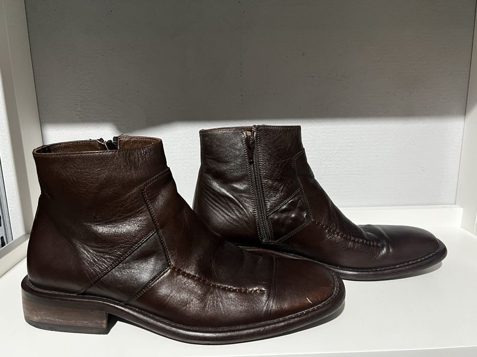 Cizme din piele barbatesti marca Road, 41