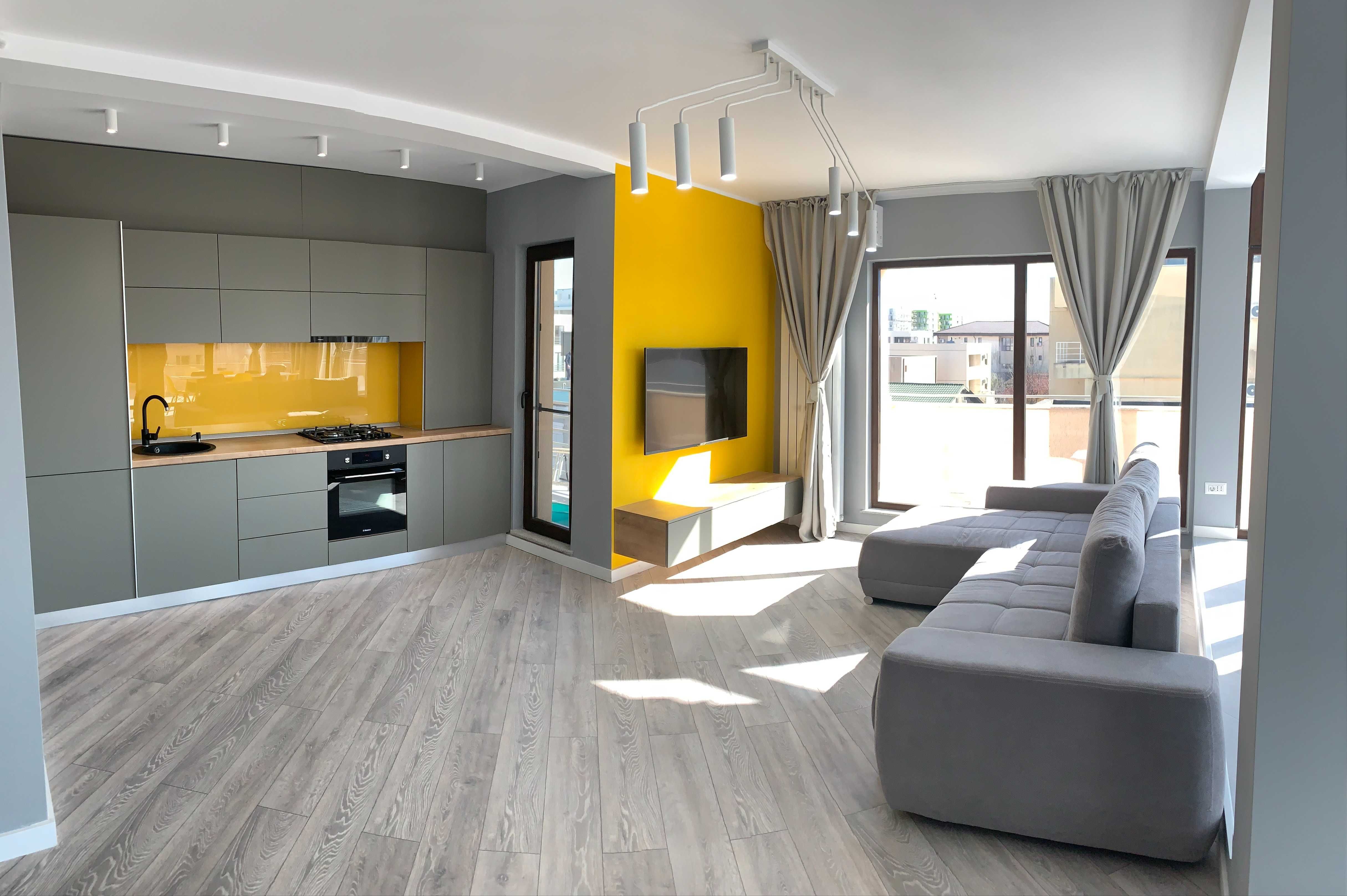 APARTAMETNT tip LOFT 180m2 cu terasa de inchiriat - scara interioara