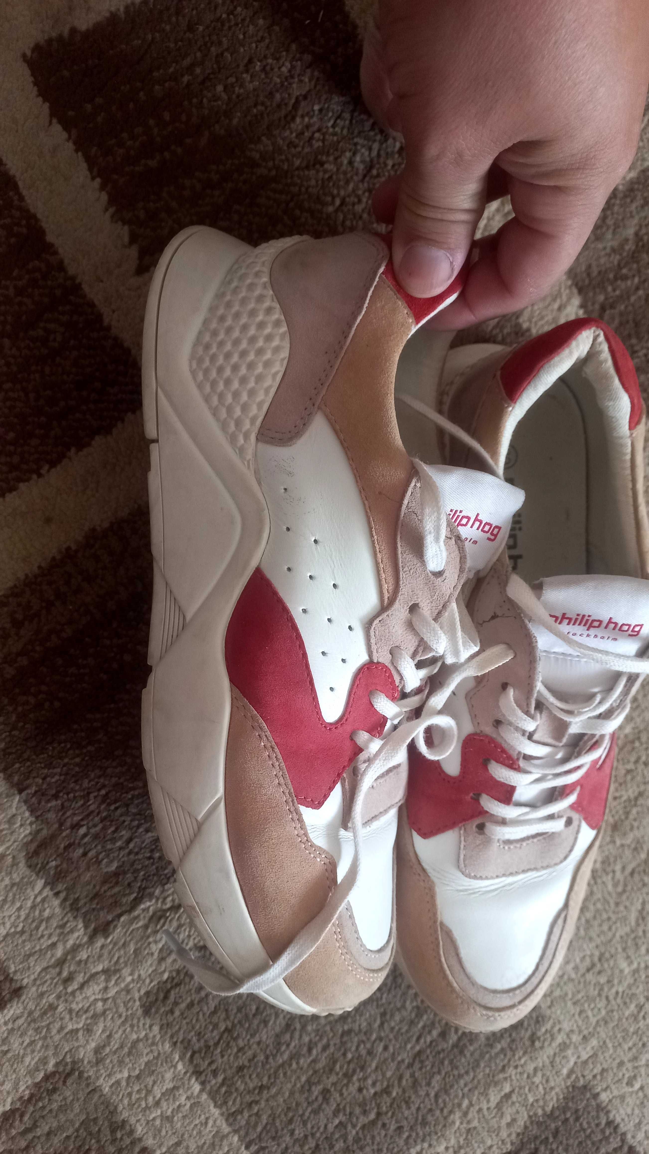 Philip hog sneakers/Philip hog krasovkasi. Натуральная кожа.