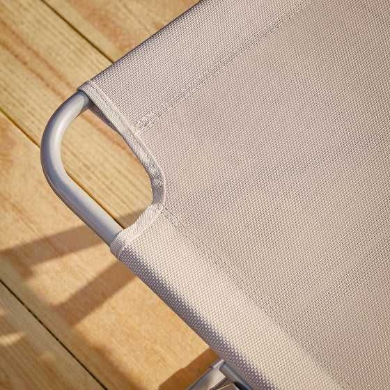 Sezlong metalic gradina cu perna confortabila |SB OGS35-MI