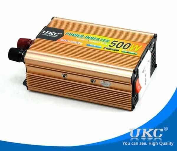 Чисто нов инвертор UKC 500W 12V - 220V / Инвертер 500В