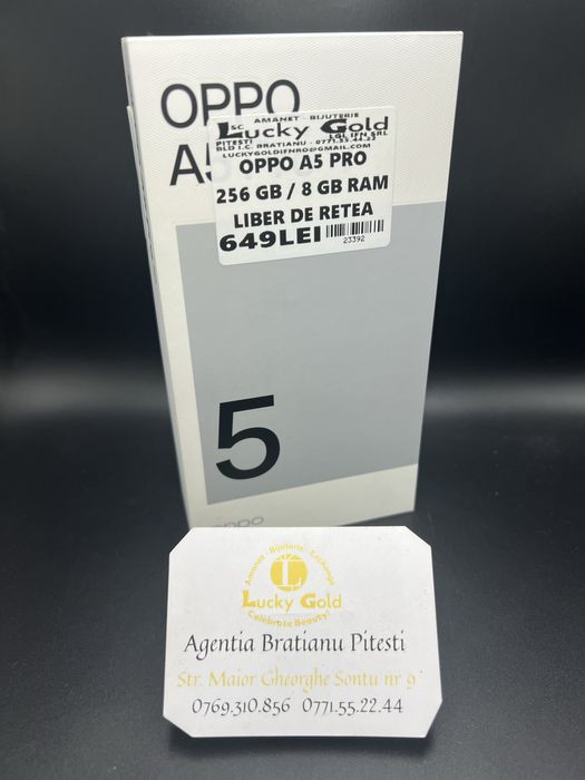 Oppo A5 Pro 256gb 8gb Ram cod produs 23392