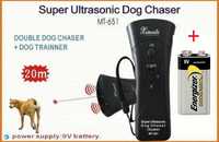 Нов ултразвуков кучегон Double Dog Chaser и Dog Trainer + батерия 9V