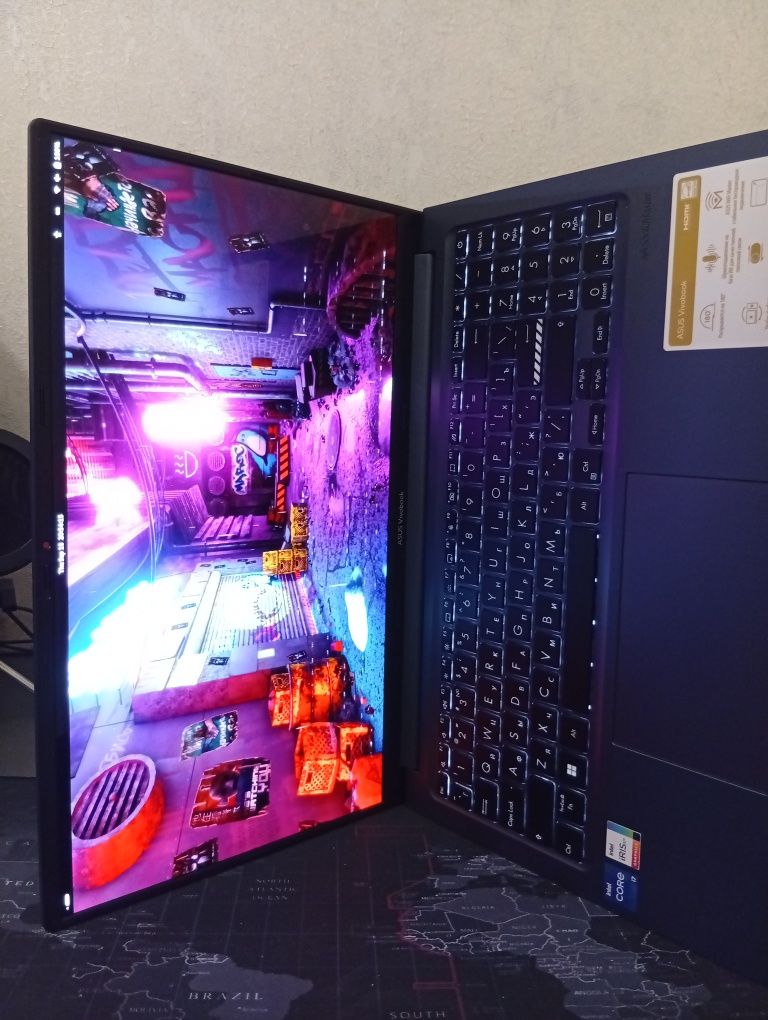 Профессиональный ноутбук ASUS Vivobook 15 / i7 12700h / 16gb / OLED