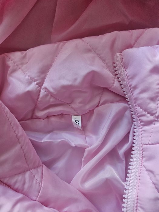 Дамски ски екип в розово с ръкавици