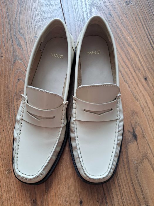 Mocasini din piele Mango