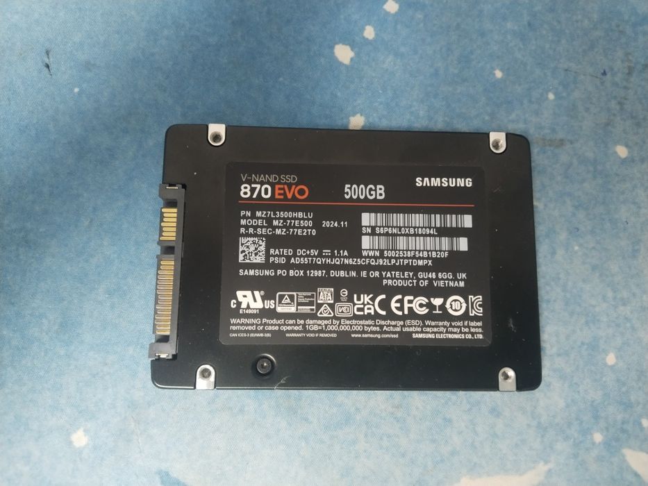 SSD 500gb Samsung Evo 860