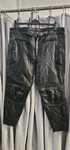 Pantaloni moto piele moale Skintan talie 53