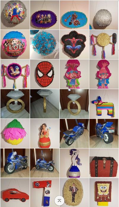 Pinata Lol Frozen Minecraft Printese Unicorn Spider Car Ponei Soy luna