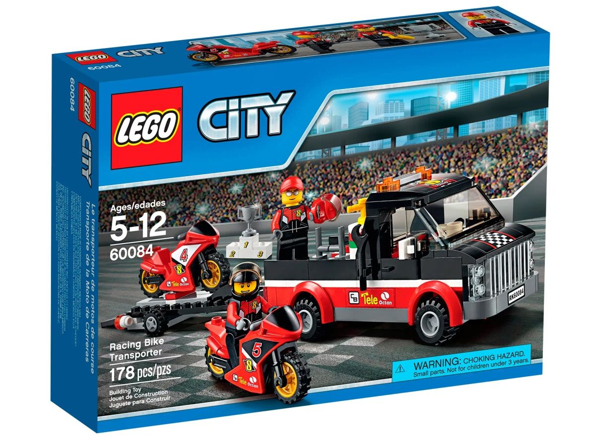Lego 60084 Transport motociclete de cursa