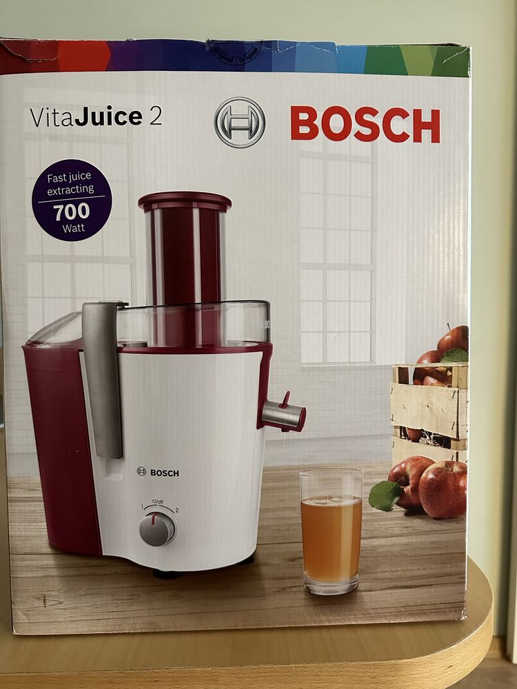 Центрофуга Bosch VitaJuice 2 MES25A0 сокоизстисквачка за цели плодовe