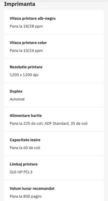 Imprimantă HP OfficeJet 8012e, ca nouă, in ambalaj original