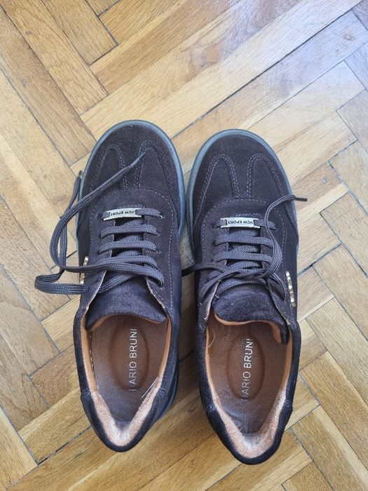 Велурени дамски кецове кафяви 38