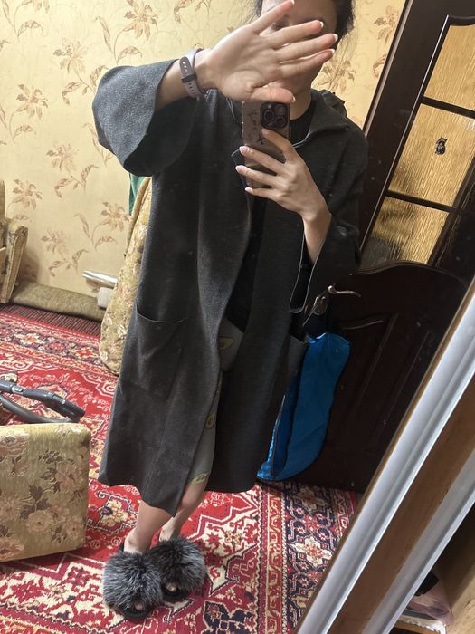 Пальто осеннее тканевое