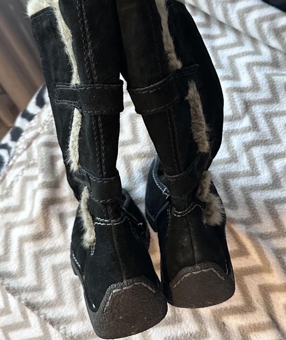 Зимни велурени ботуши -Tamaris