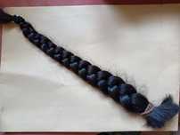 Par natural- coada împletită 30 cm