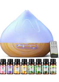 Difuzor aromaterapie /14 culori/8 uleiuri esentiale