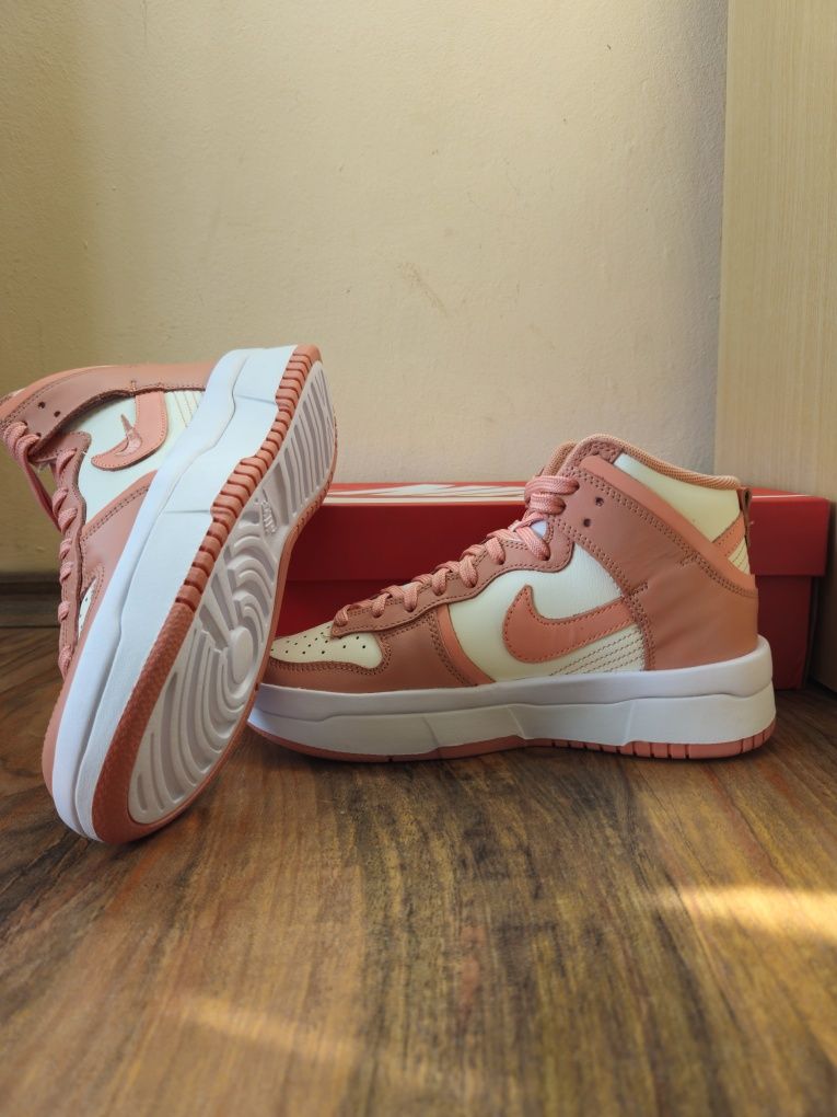 Nike Dunk High Up Sail Light Madder Root