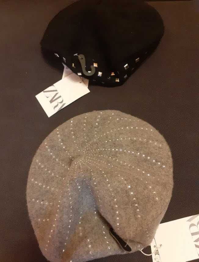 Нови Zara вълнени барети, 56 см.