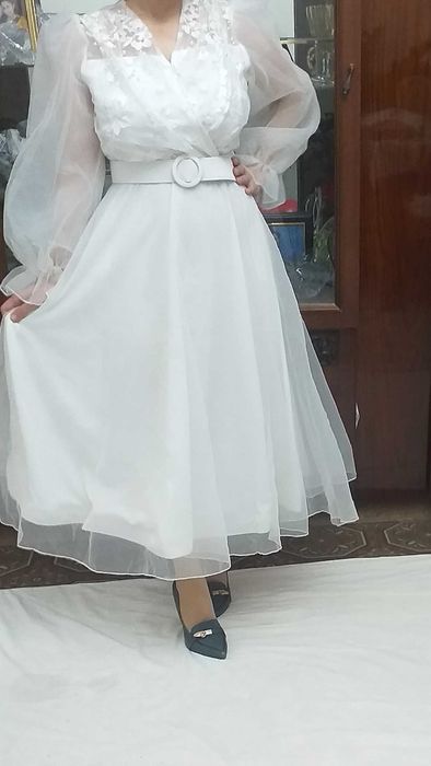 Белое платье для загса, платье келин салом