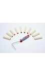 Set 10 mini role mohair sintetice – 100 mm
